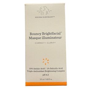 Drunk Elephant
Bouncy Brightfacial Masque Illuminateur Correct + Clarify